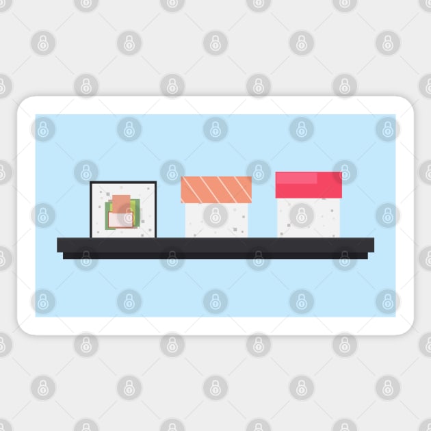 Pixel Sushi Sticker by Lucary